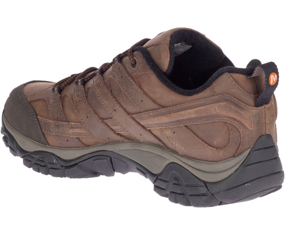Tenis Homem - Merrell Moab 2 Prime Waterproof Wide Width - Marrom - QJA731240